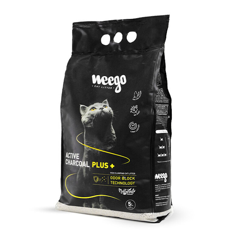 Weego Active Charcoal Plus Arena aglomerante para gatos, , large image number null
